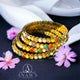 Gold Plated Kundan Embellished Bangle Set