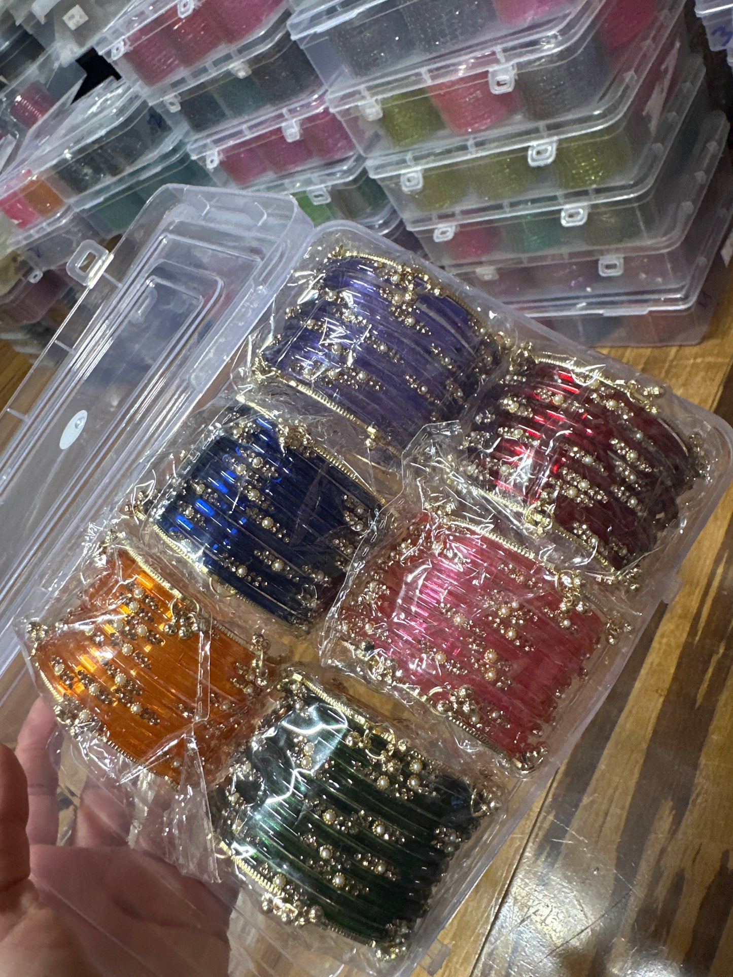 Kashmiri Glass Bangles Combo 1