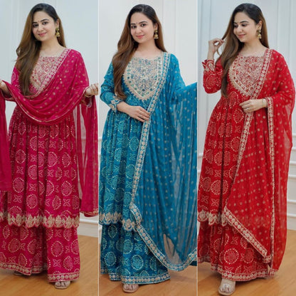 Stylish Print Sharara Suit