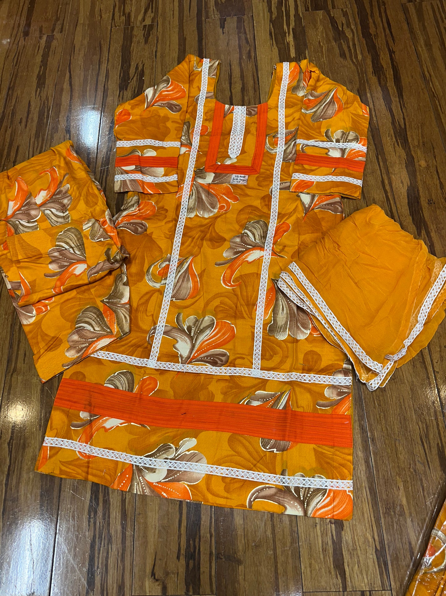 Trending Printed Allover Suit With Pure Chiffon Dupatta (Designs 1-8)