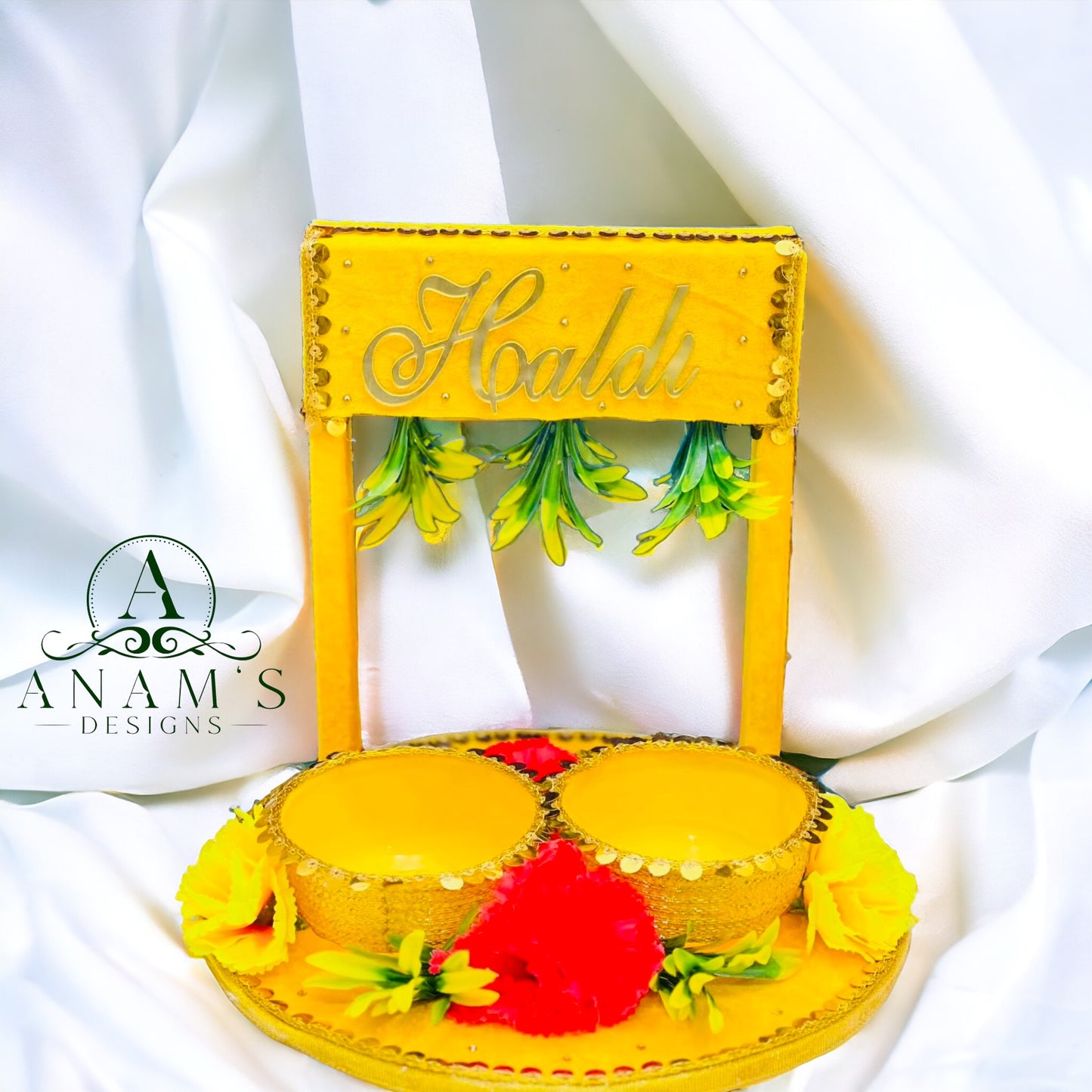 Haldi/Batna Ceremony Plater Set