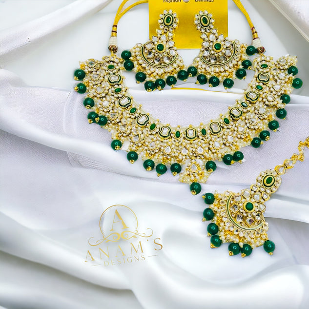 High-Quality Kundan Necklace Set