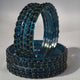 Original Kashmiri Raindrop Glass Bangles 1 Dozen (12 Bangles) 2.4