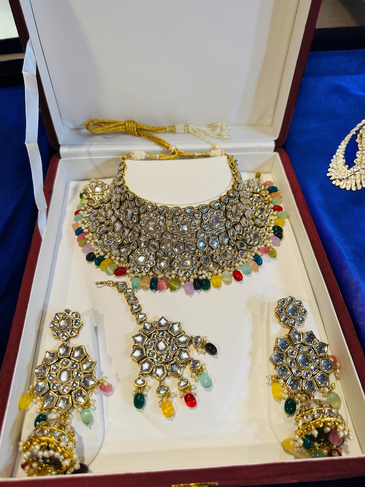 Superior Quality Heavy Look Kundan Bridal Set