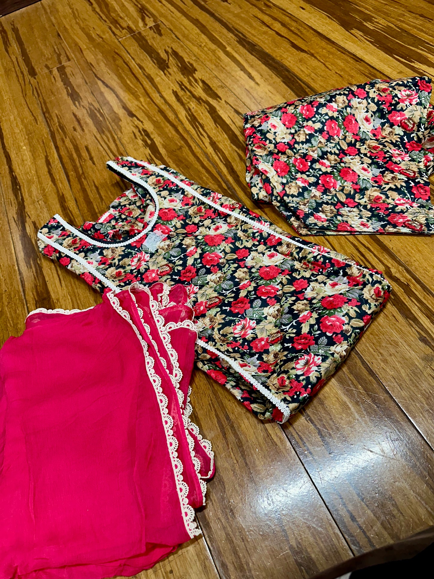 Allover Boutique Cambric Cotton Salwar Suit (36/38 Ready)D16