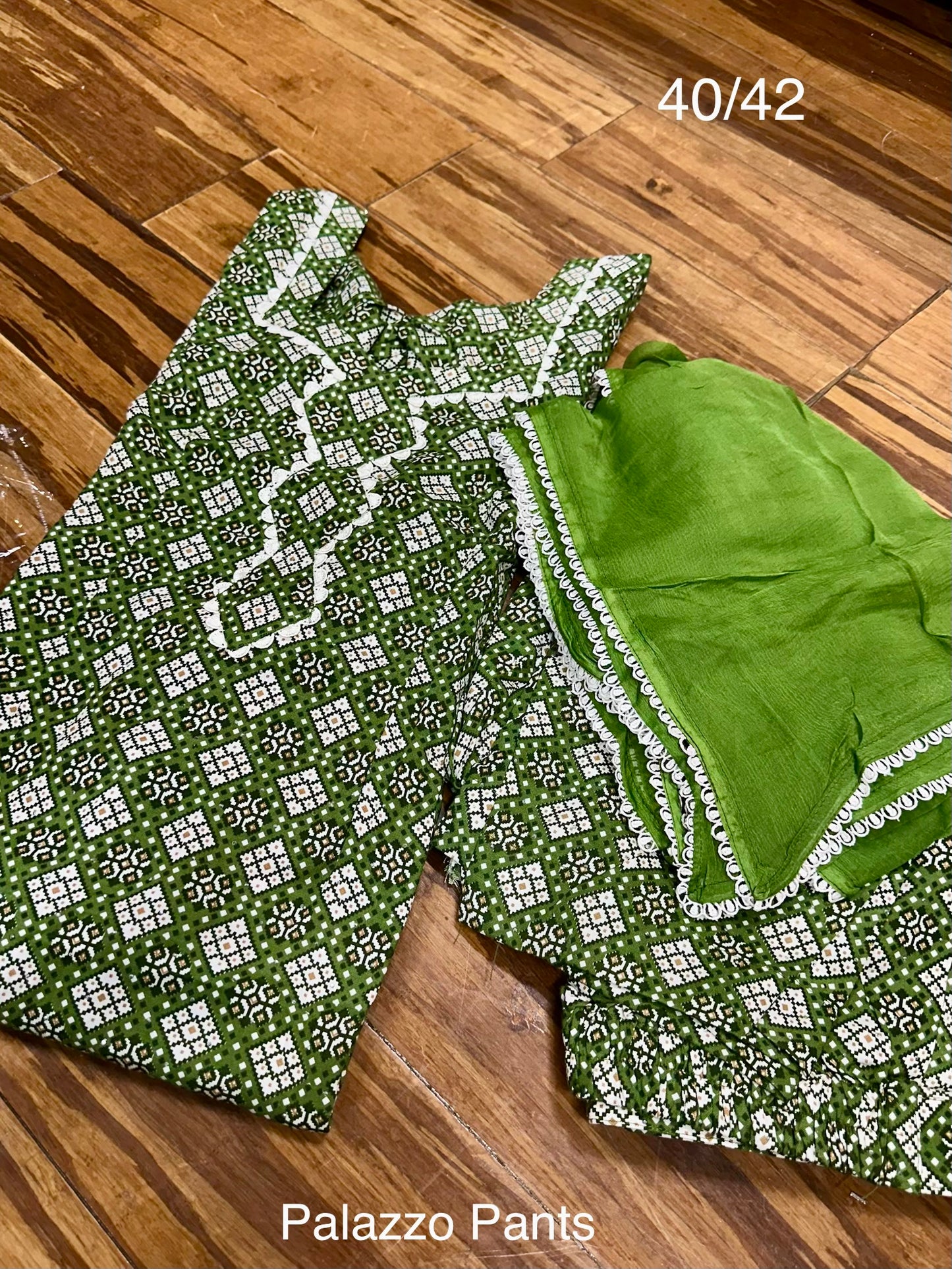 Boutique Designed Palazzo Pants Suit