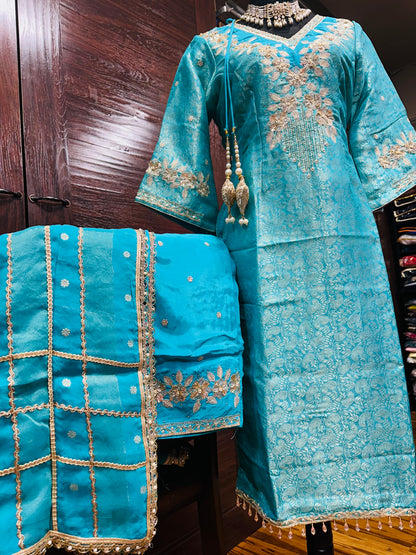 Pakistani Kheen Khaab Pant Suit