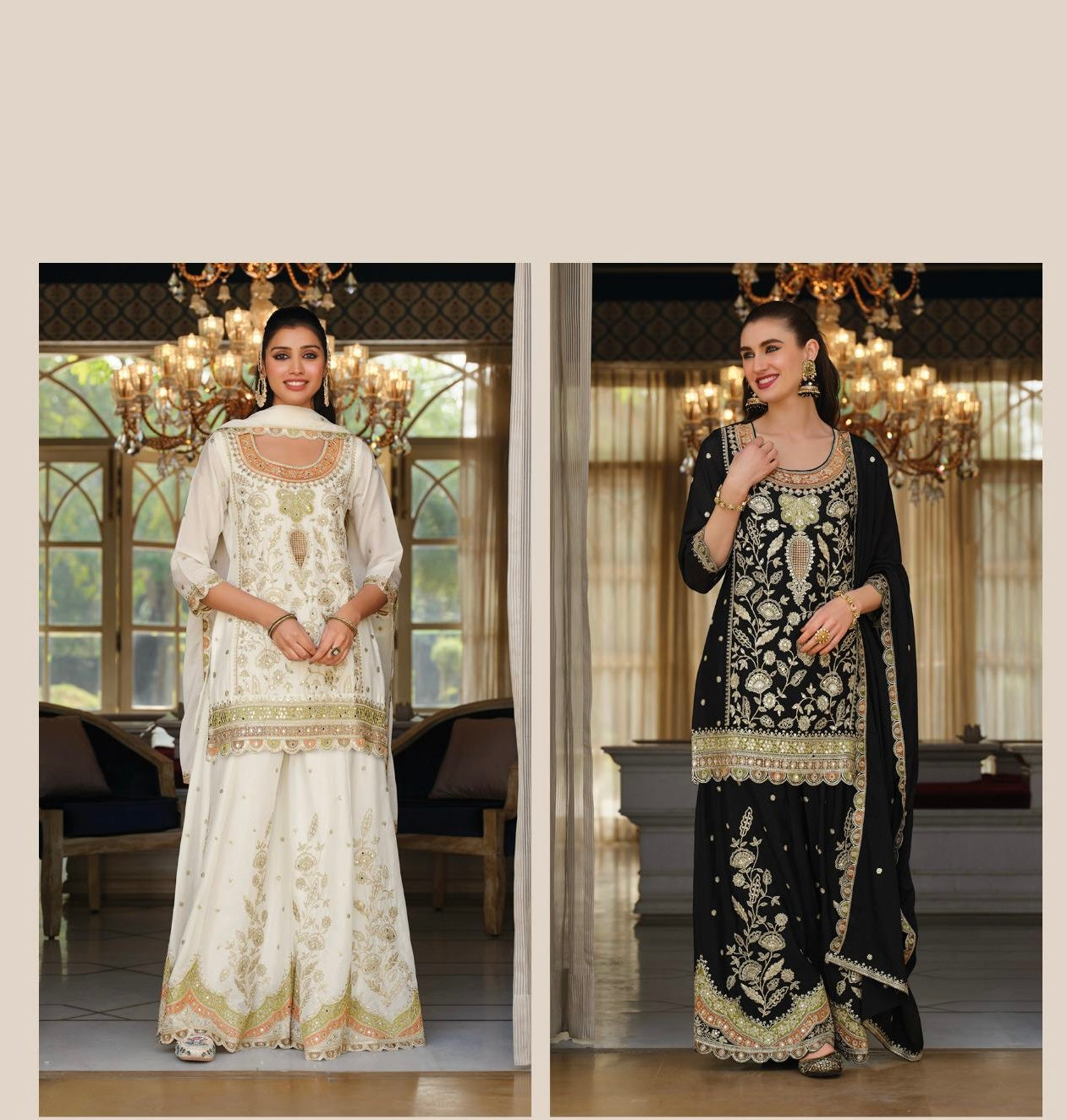 Stylish Designer Sharara Suit (42/44)