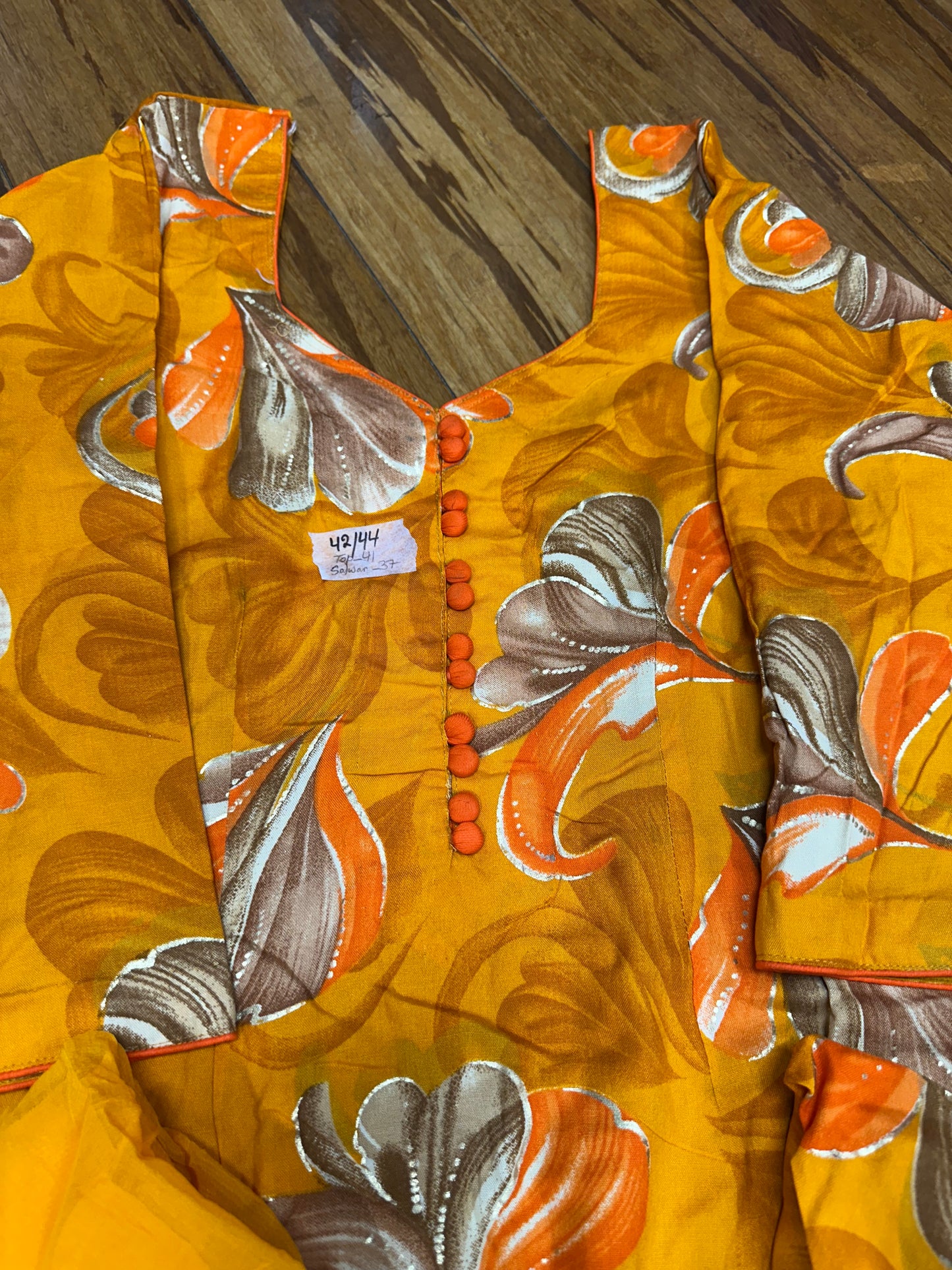 Trending Printed Allover Suit With Pure Chiffon Dupatta (Designs 1-8)