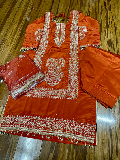Beautiful Pure Crape Suit