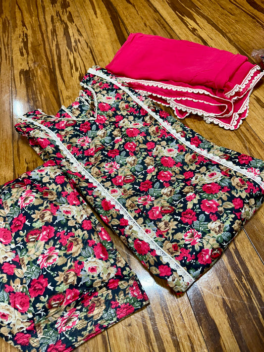 Beautiful Allover Printed Salwar Suit D9