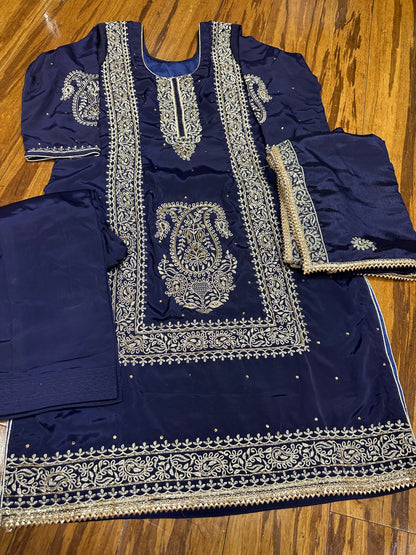 Beautiful Pure Crape Suit