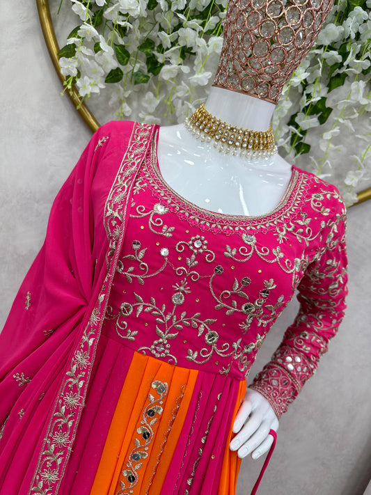 Extremely Beautiful Ready-To-Wear Partywear Outfit (2pcs) image 3