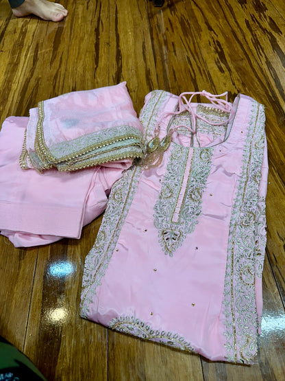 Beautiful Pure Crape Suit
