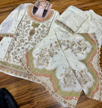 Stylish Designer Sharara Suit (42/44)