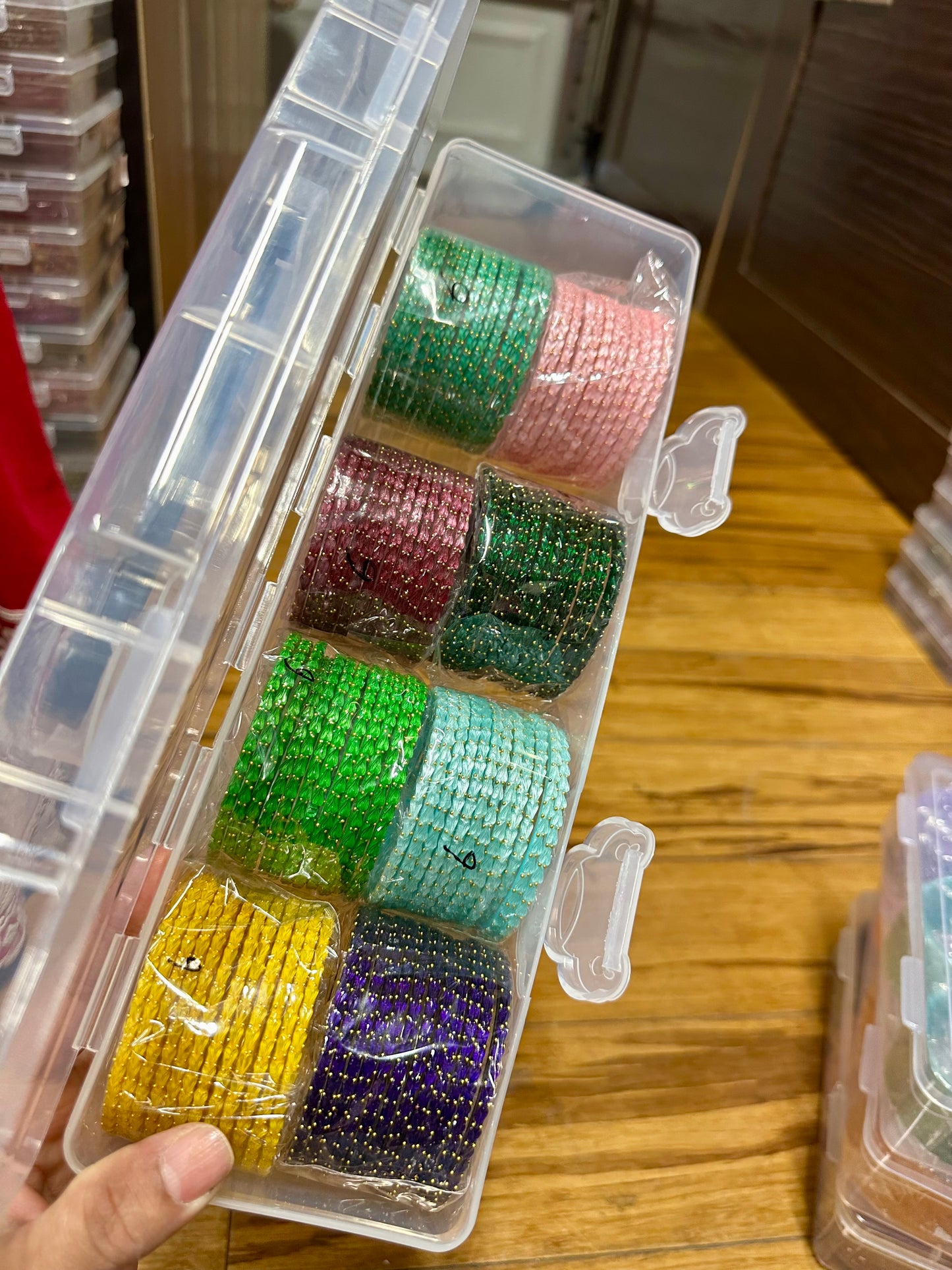 Extreme Quality Handcrafted Heart Shaped Glass Bangles (96 Bangles)
