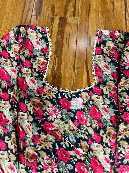 Very Beautiful Allover Printed Salwar Suit 40/42 D1