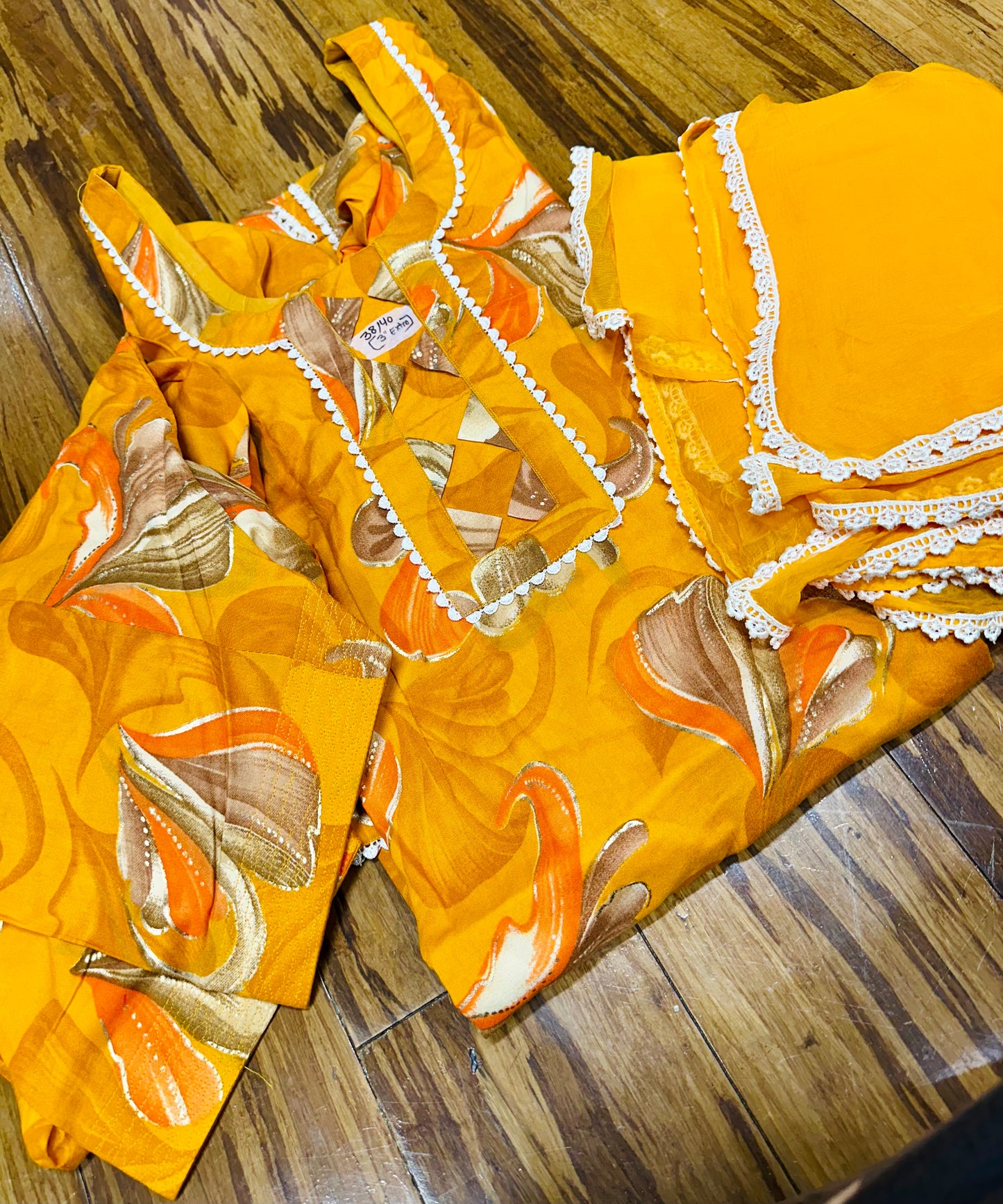 Trending Printed Allover Suit With Pure Chiffon Dupatta (Designs 1-8)