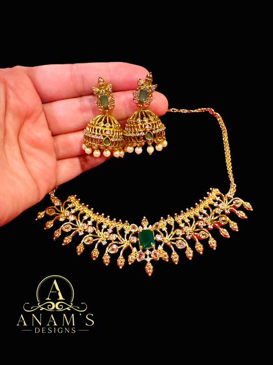 Gold-Plated Set Temple Jewelry