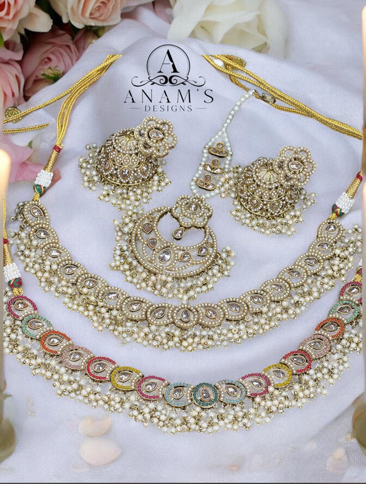 Pakistani Navratna Choker Set