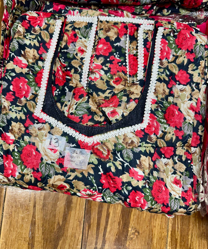 Ready-To-Wear Printed Salwar Suit Size 36 (with margin 38) D13