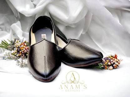 Men's Punjabi Jalse (Punjabi Jutti) Black