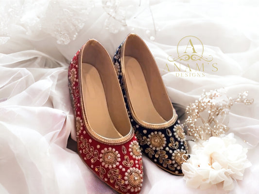 Extremely Beautiful Heels With Punjabi Look