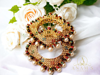 Adjustable Rajwadi/Jaipuri Royal Jadau Kade