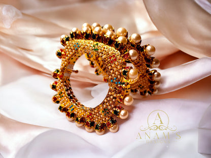 Adjustable Rajwadi/Jaipuri Royal Jadau Kade