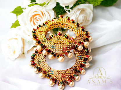 Adjustable Rajwadi/Jaipuri Royal Jadau Kade