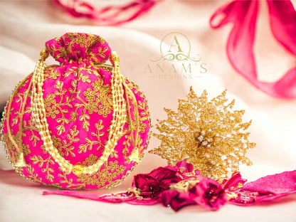 Designer Potli Bag  Round shape
