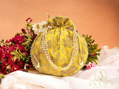 Designer Potli Bag  Round shape
