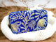 Embroidered Velvet Clutch