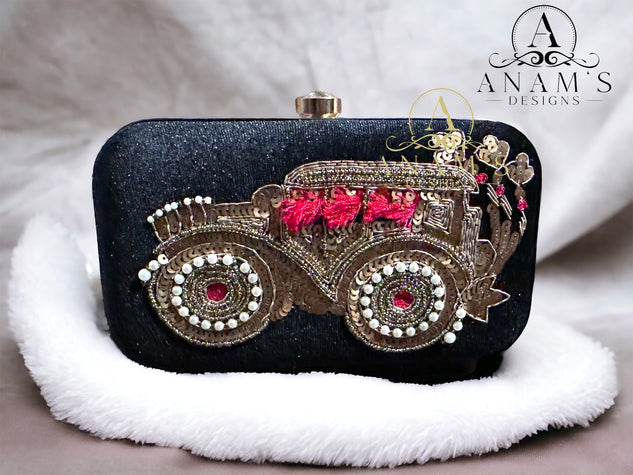 Stylish Doli Car Bridal Clutch