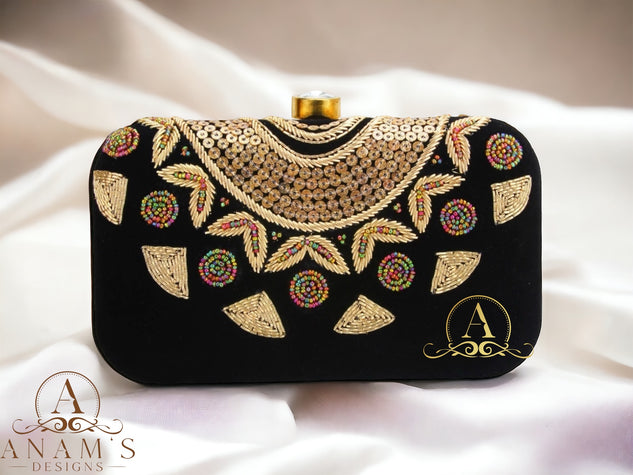 Fancy Velvet Clutch