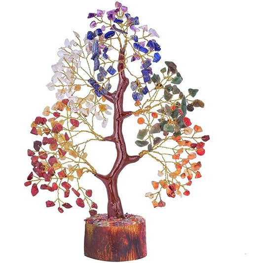 Handmade Money Tree Made With Real Semi-Precious Stones