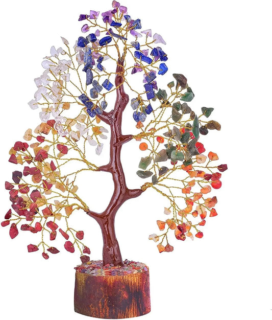 Handmade Money Tree Made With Real Semi-Precious Stones image 3