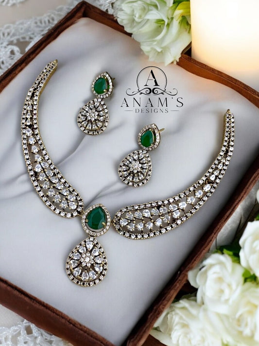 New! High-End AD Emerald Set