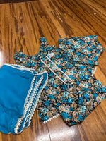 Printed Boutique Designed Allover Salwar Suit Blue (B1-B8)