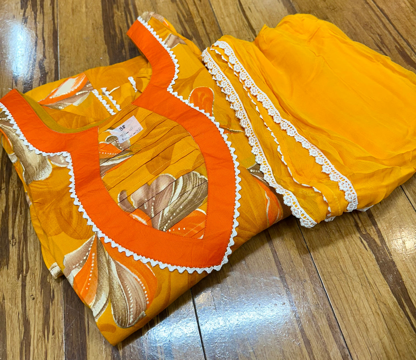 Trending Printed Allover Suit With Pure Chiffon Dupatta (Designs 1-8)