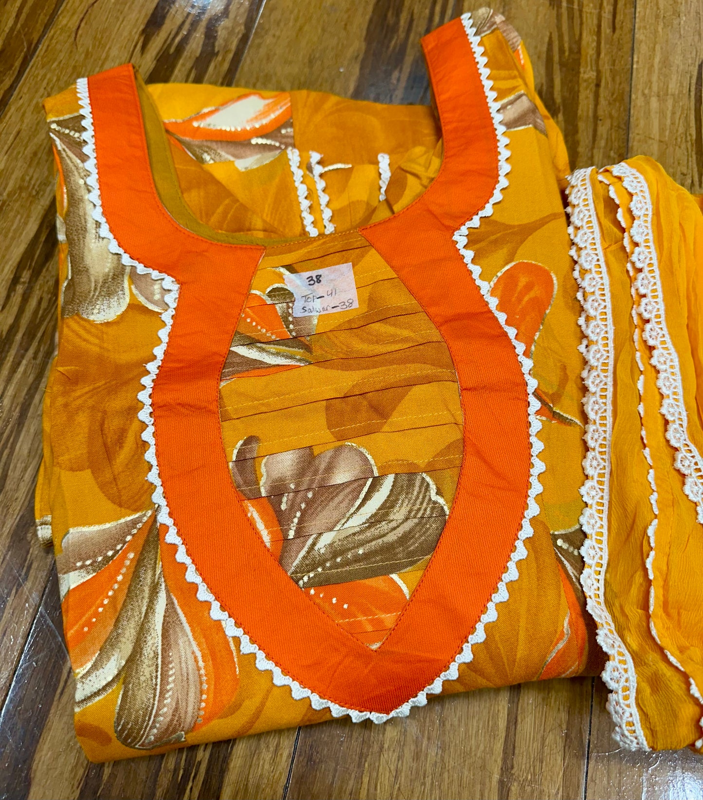 Trending Printed Allover Suit With Pure Chiffon Dupatta (Designs 1-8)