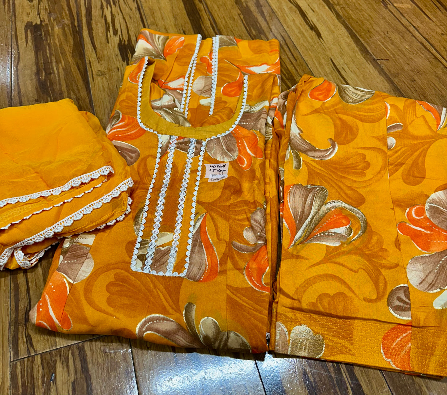 Trending Printed Allover Suit With Pure Chiffon Dupatta (Designs 1-8)