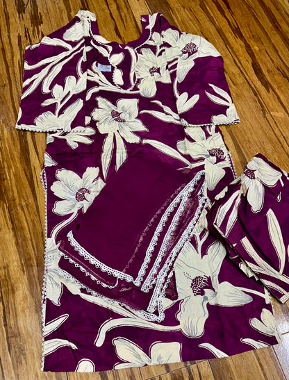 Trending Boutique Design Custom Designed Salwar Suit (Variation Neck Designs)