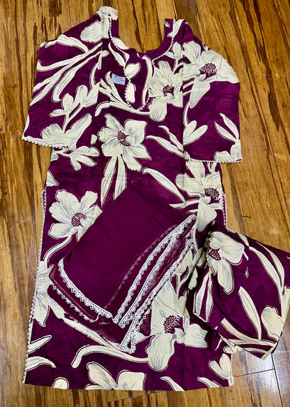 Trending Boutique Design Custom Designed Salwar Suit (Variation Neck Designs)