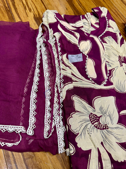 Trending Boutique Design Custom Designed Salwar Suit (Variation Neck Designs)