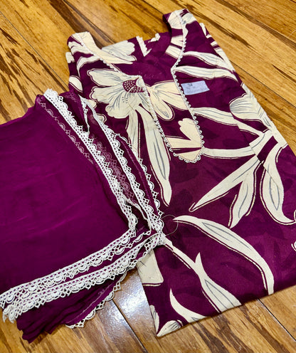 Trending Boutique Design Custom Designed Salwar Suit (Variation Neck Designs)