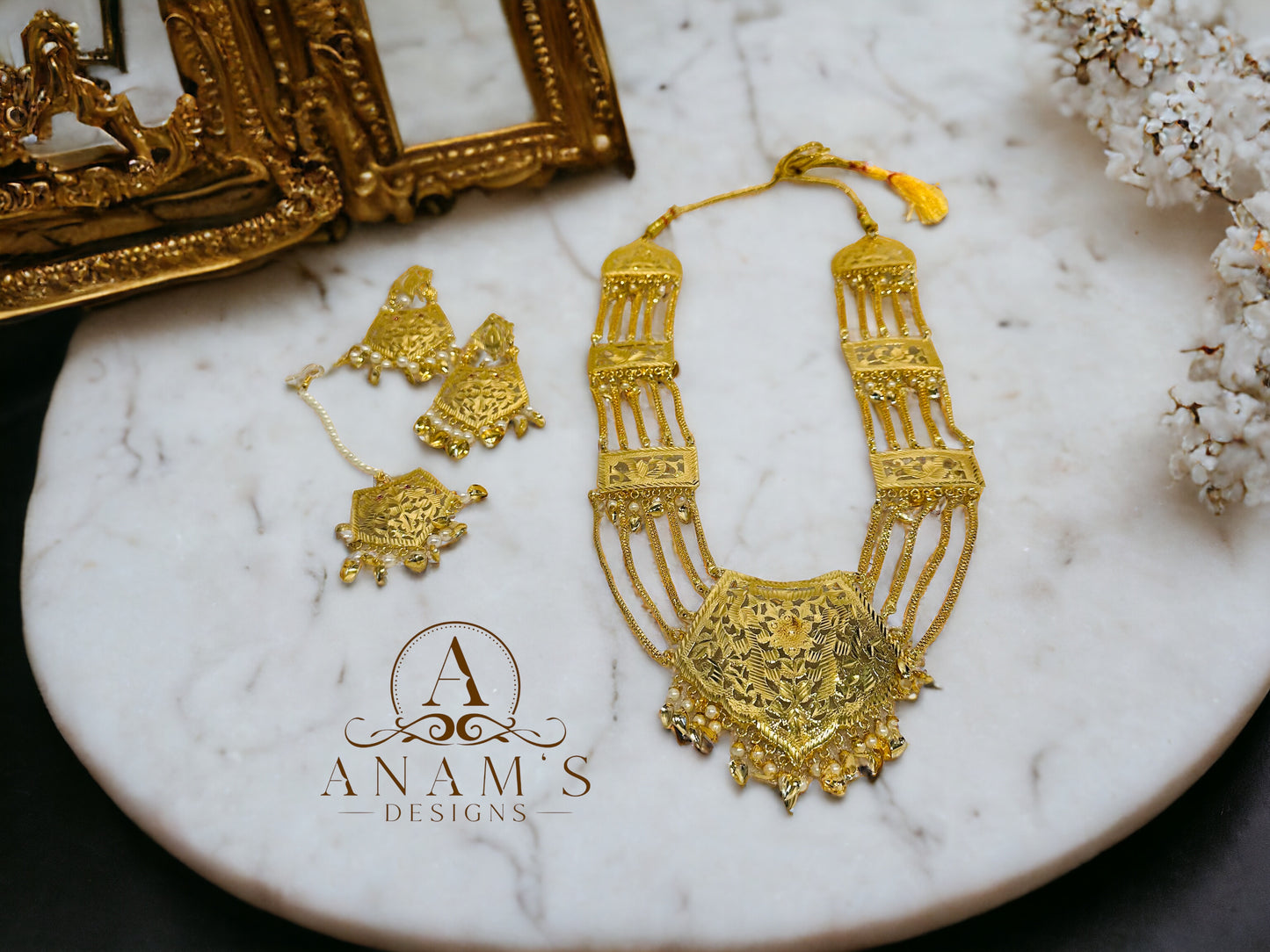 Gold-Plated Traditional Rani Haar