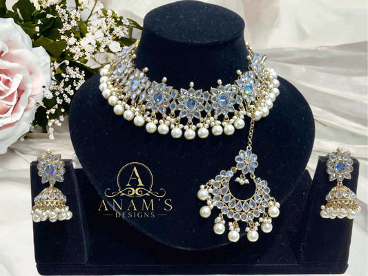 NEW! Necklace Set with Jhumkis