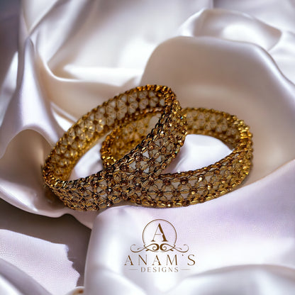Designer Bangle (Kada) Set [Gold]
