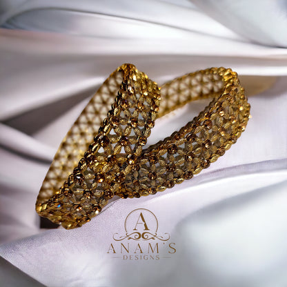 Designer Bangle (Kada) Set [Gold]